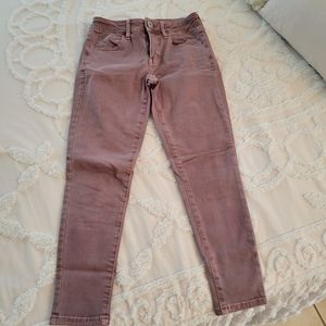 American Eagle Jeans Size 2 X-Short Rose Color
